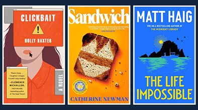 Three book cover images.