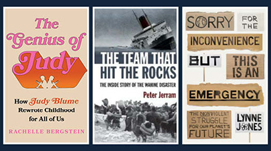 Three book cover images.