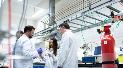 Scientists discussing